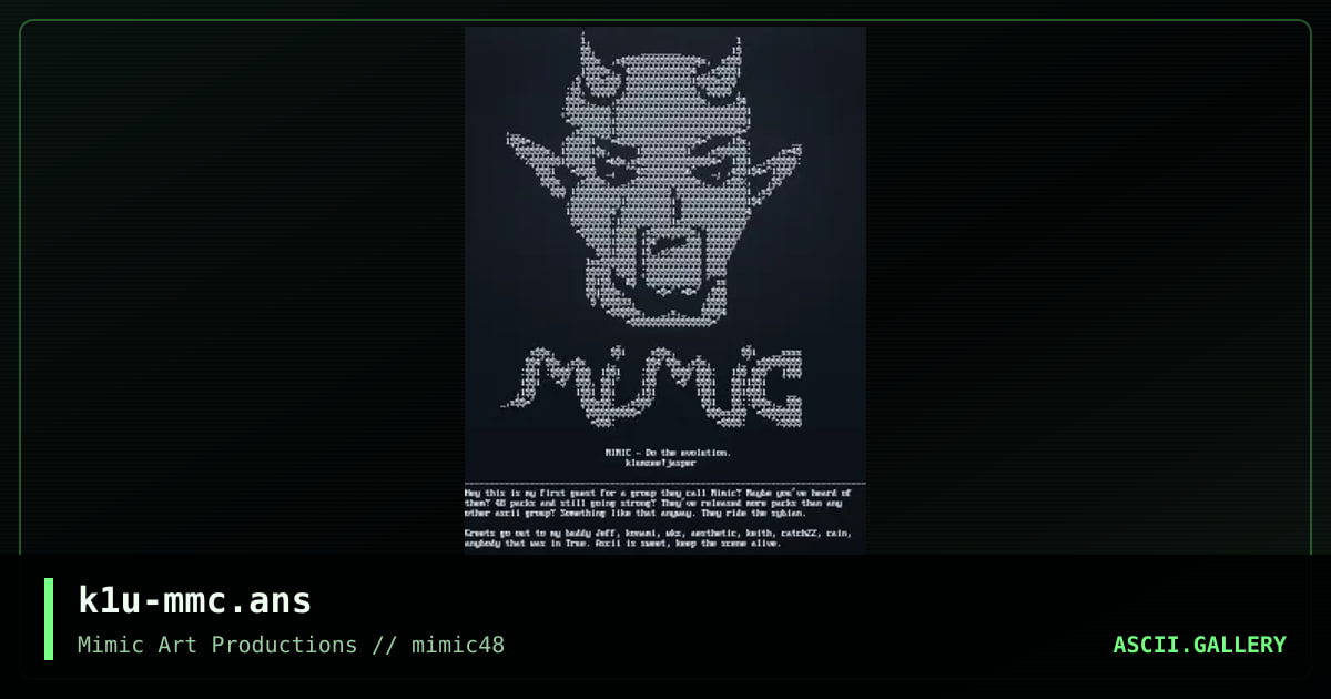 k1u-mmc.ans, by klumzee, 2002