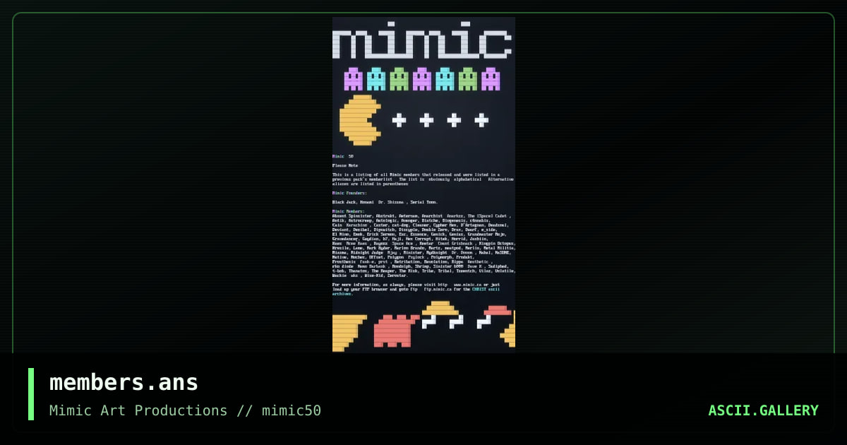 members.ans, by mimic ascii, 2002