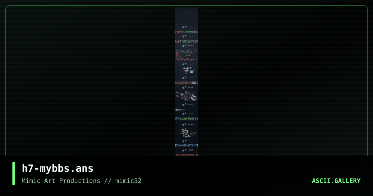 h7-mybbs.ans, by h7, 2002