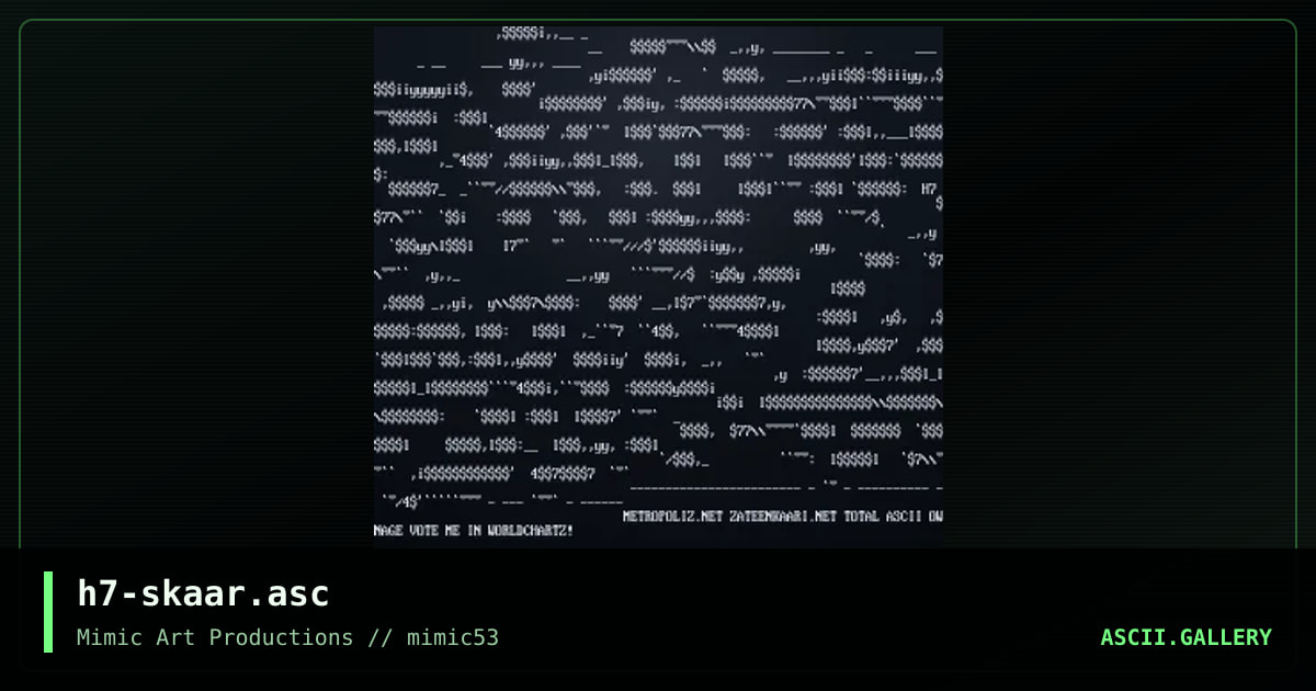 h7-skaar.asc, by h7, 2002