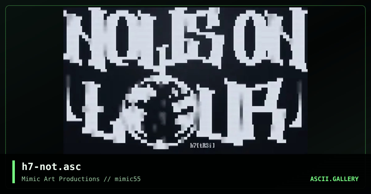h7-not.asc, by h7, 2003