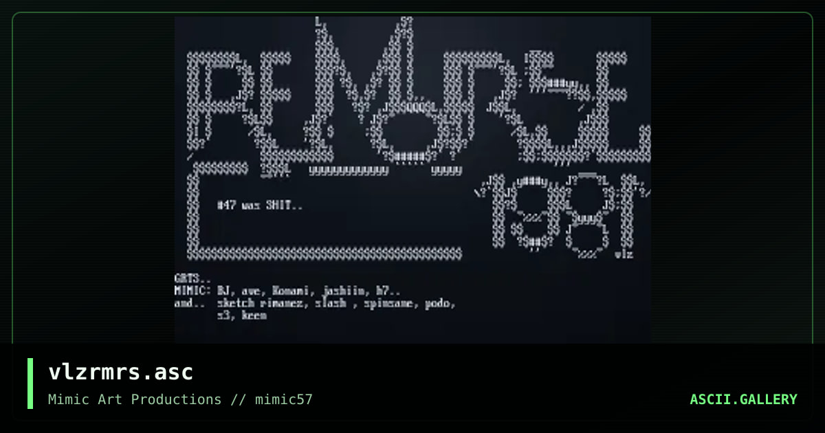 vlzrmrs.asc, by vilaz, 2003