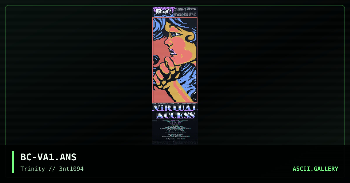 BC-VA1.ANS, by beyond cool, 1994