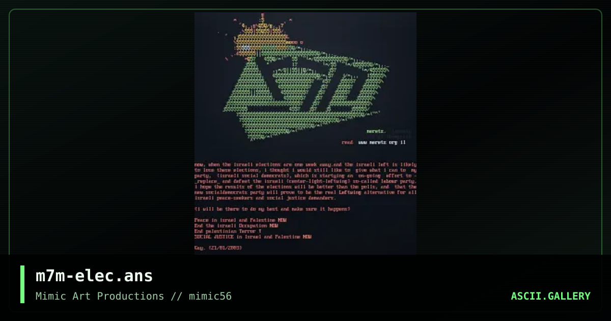 m7m-elec.ans, by metal militia, 2003