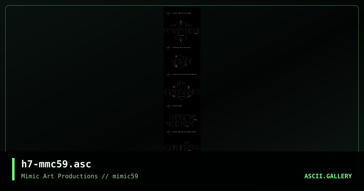h7-mmc59.asc, by h7, 2003