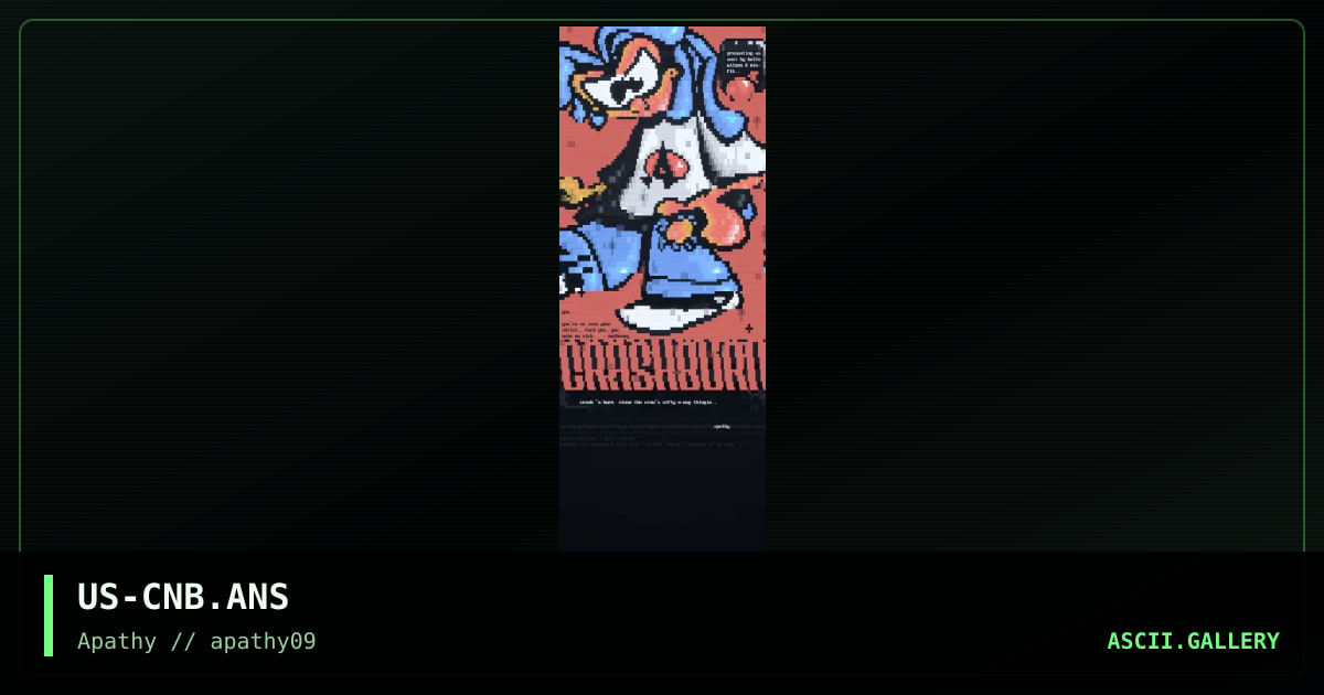 Crash 'n Burn, by balls wilson, misfit, 1996