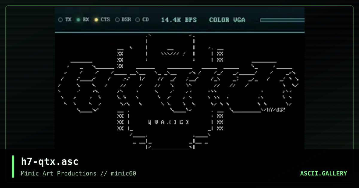h7-qtx.asc, by h7, 2003