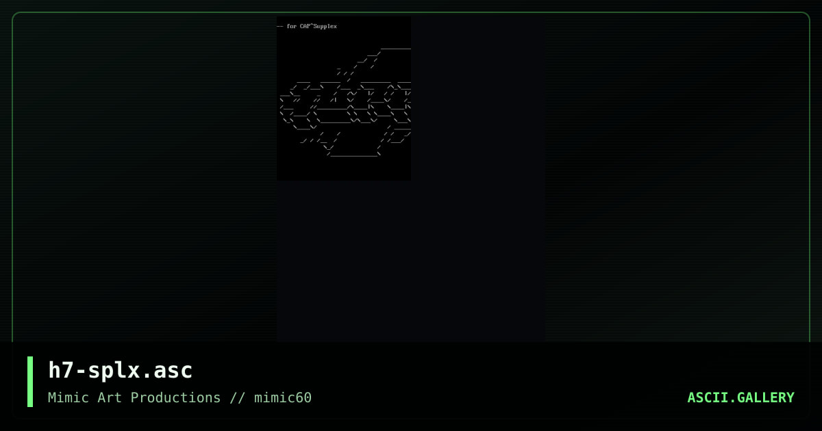 h7-splx.asc, by h7, 2003