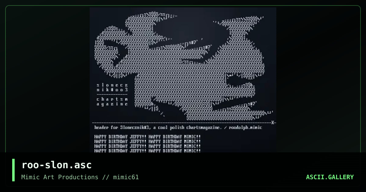 roo-slon.asc, by roodolph, 2003