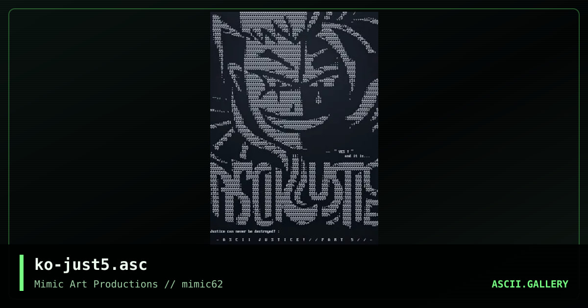 ko-just5.asc, by konami, 2003