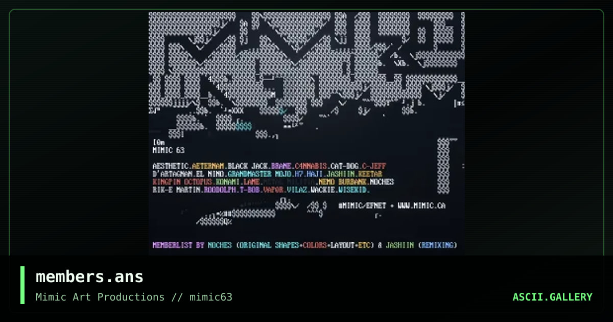 members.ans, by noches, jashiin, 2003