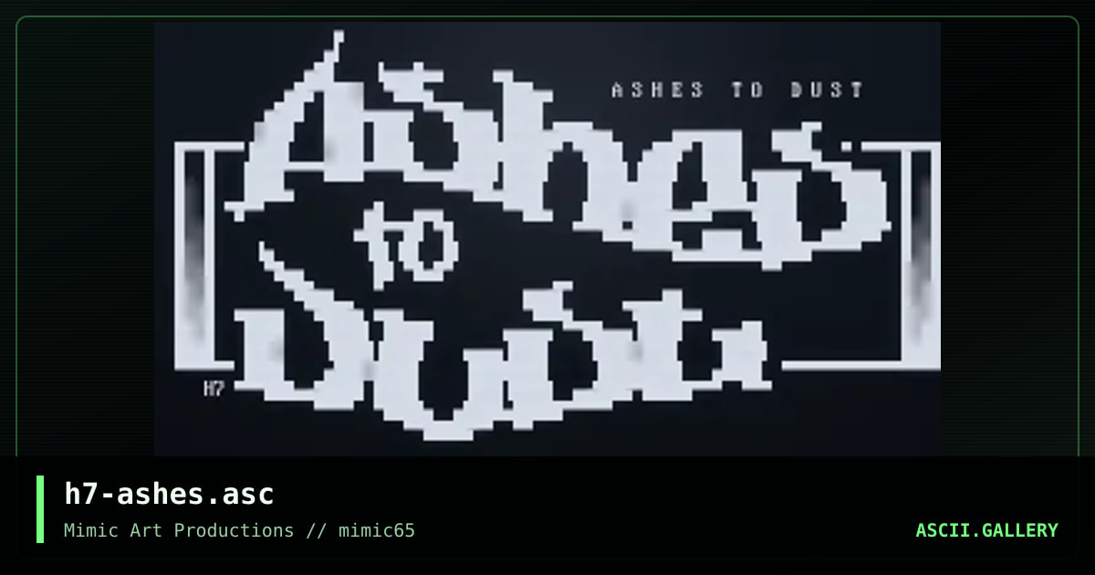 h7-ashes.asc, by h7, 2003