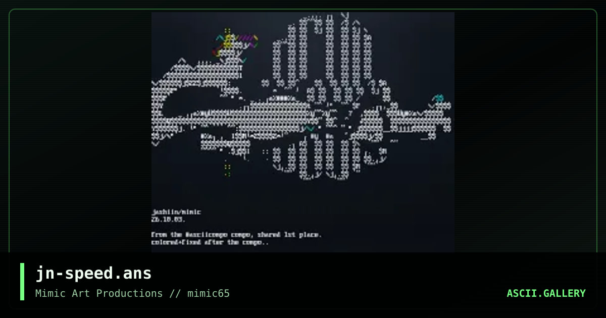 jn-speed.ans, by jashiin, 2003