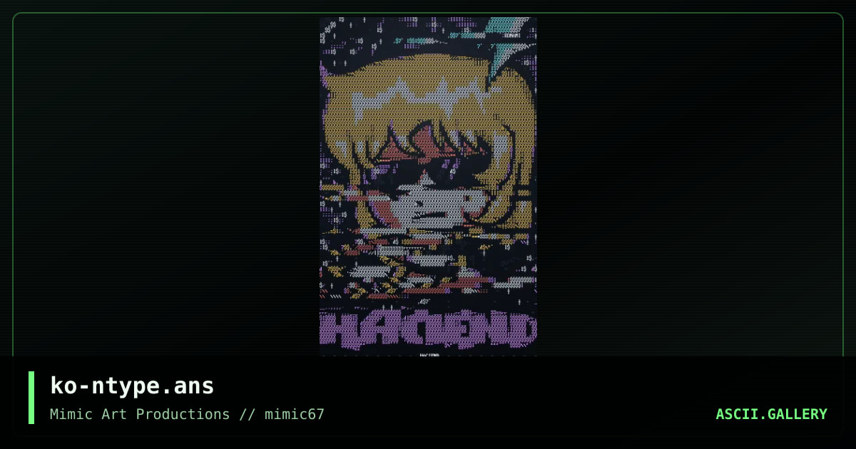 ko-ntype.ans, by konami, 2004