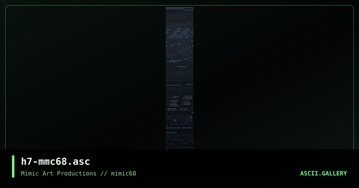 h7-mmc68.asc, by h7, 2004