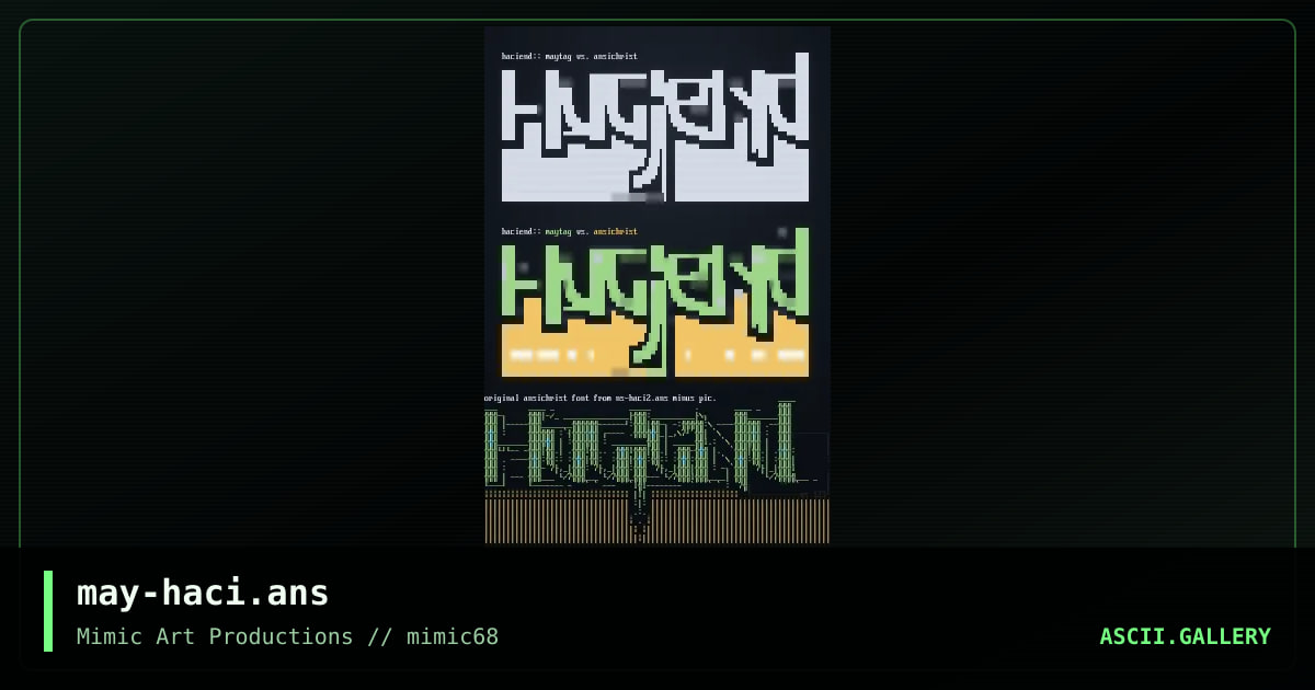may-haci.ans, by maytag, ansichrist, 2004