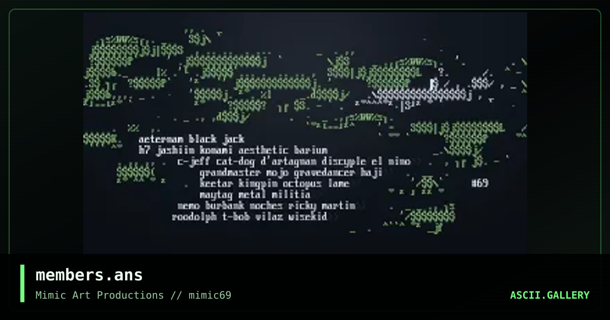 members.ans, by mimic ascii, 2004