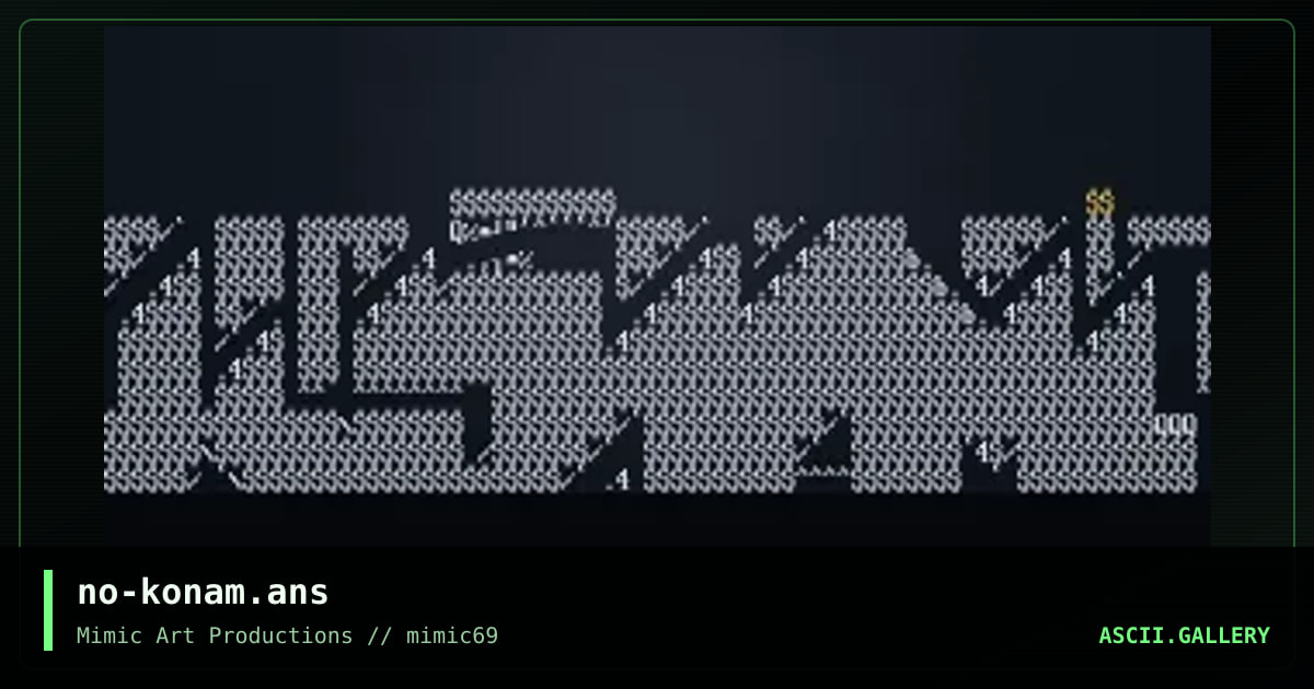 no-konam.ans, by noches, 2004