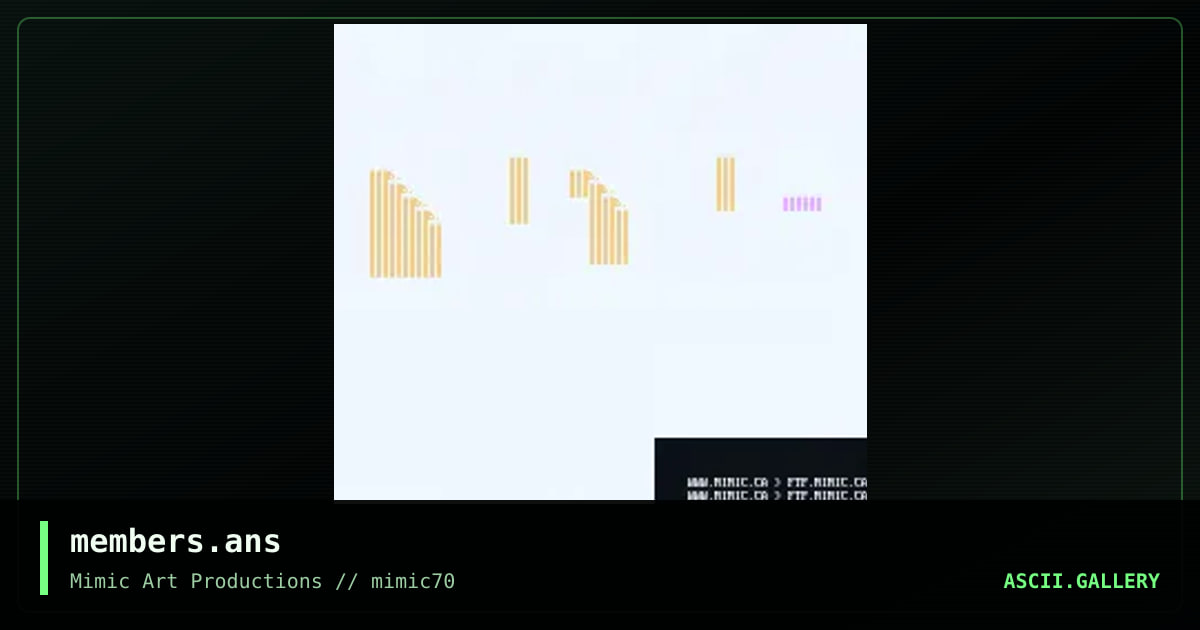 members.ans, by mimic ascii, 2004