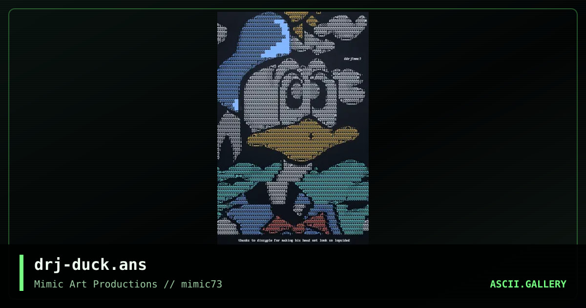 drj-duck.ans, by ddrj, 2004