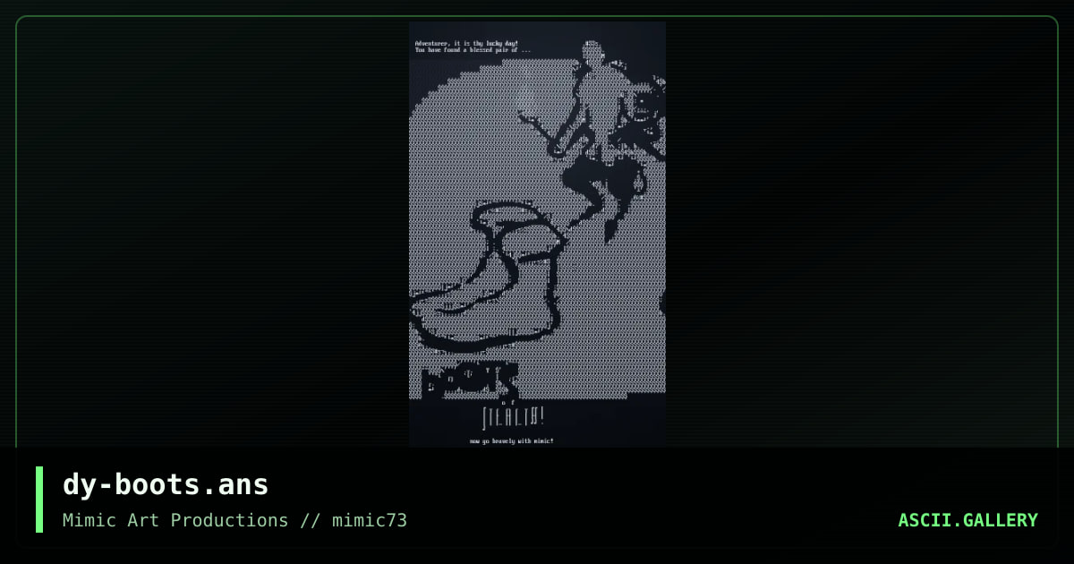 dy-boots.ans, by discyple, 2004