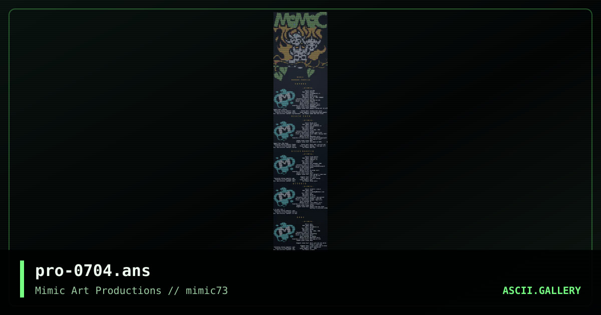 pro-0704.ans, by mimic ascii, 2004