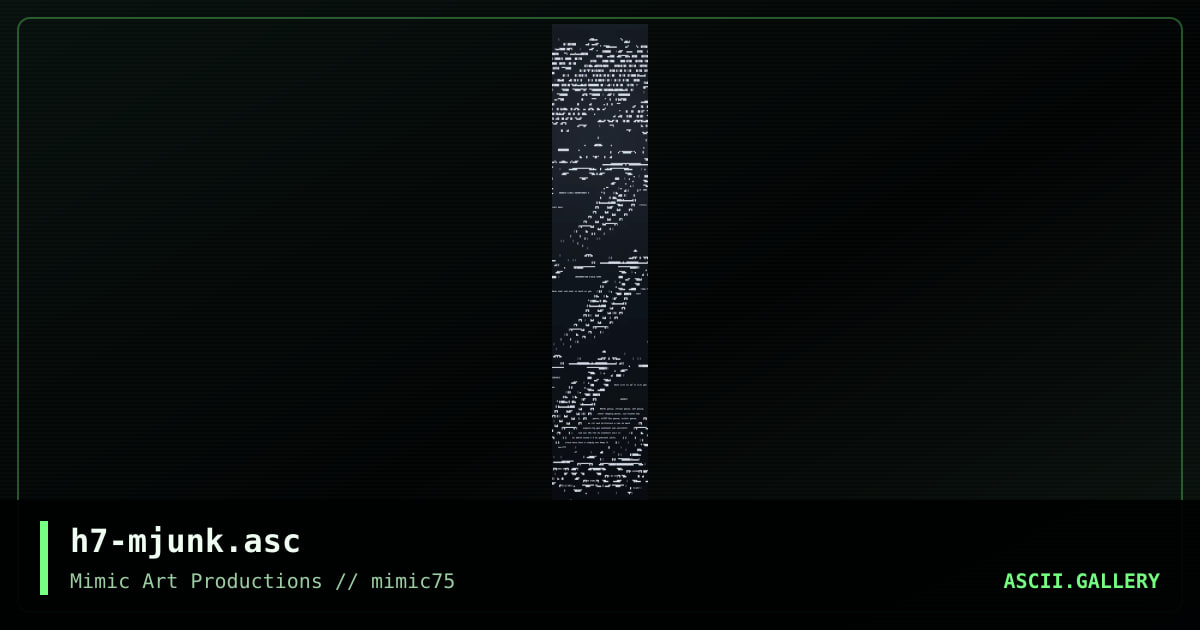h7-mjunk.asc, by h7, 2004