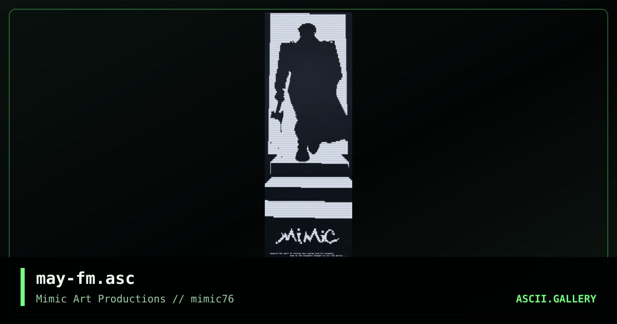 may-fm.asc, by maytag, 2004