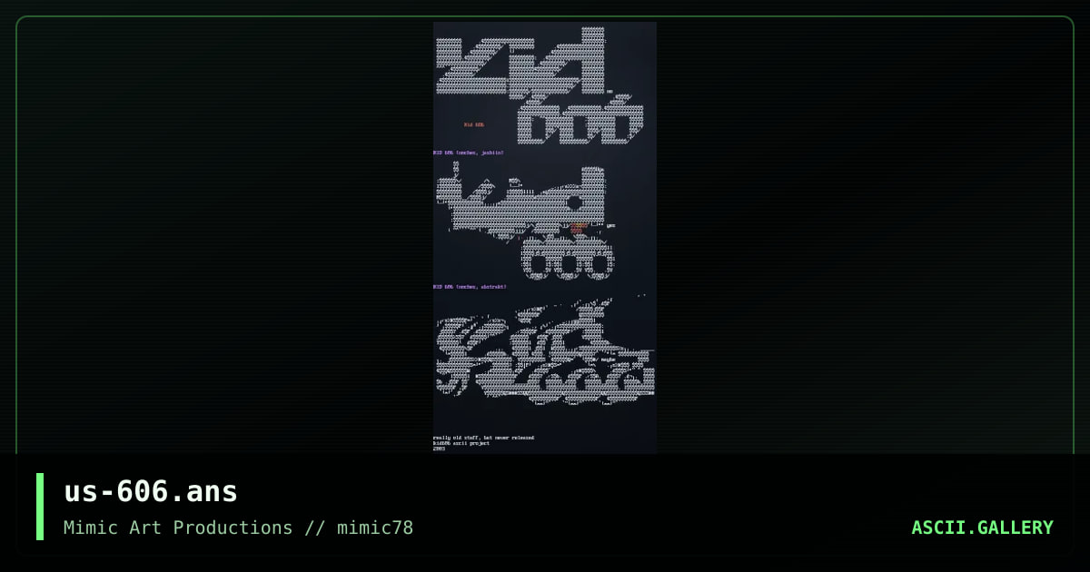 kid606, by noches, jashiin, abstrakt, 2004
