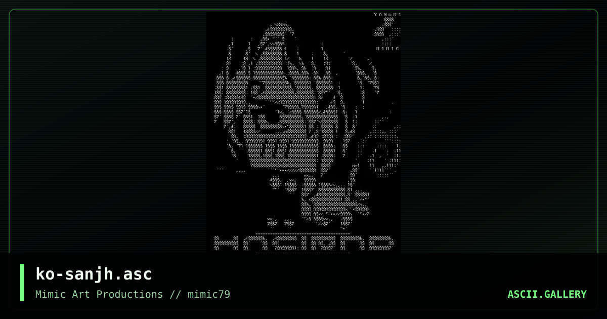 ko-sanjh.asc, by konami, 2005