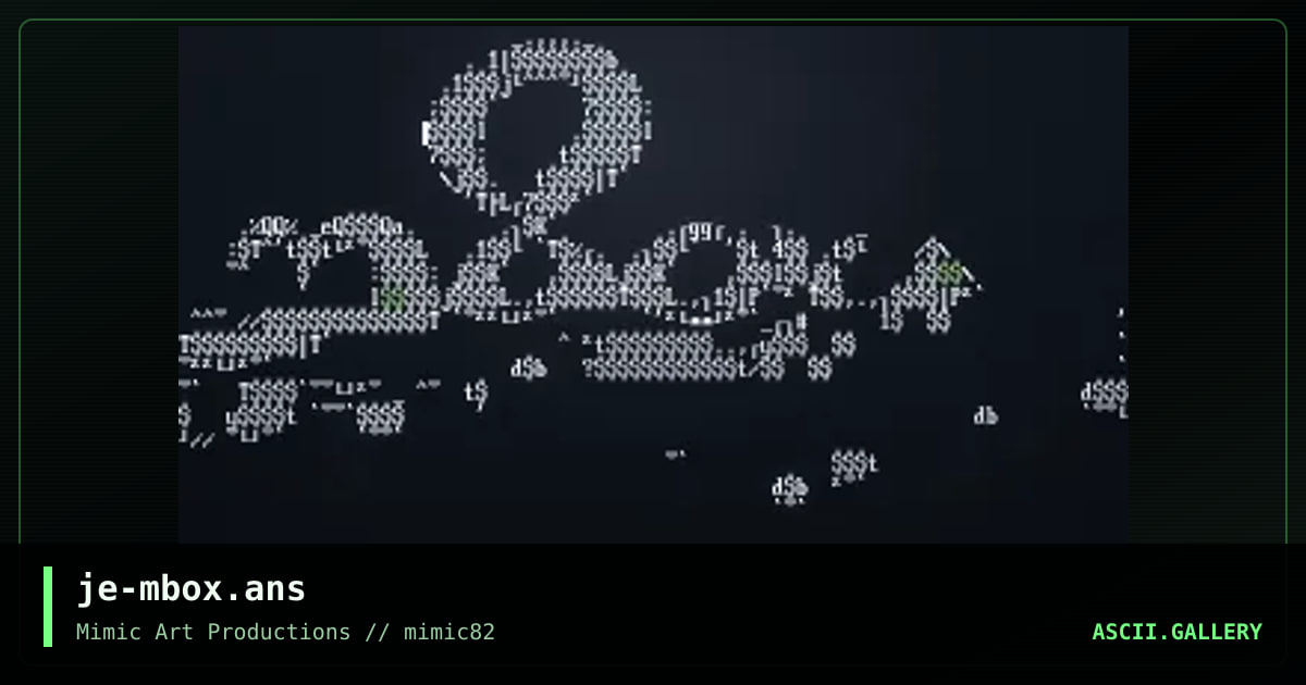 je-mbox.ans, by jeffie, 2005