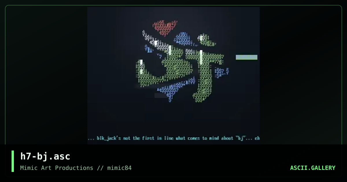 h7-bj.asc, by h7, 2006