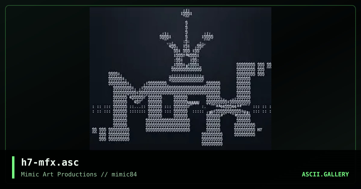 h7-mfx.asc, by h7, 2006