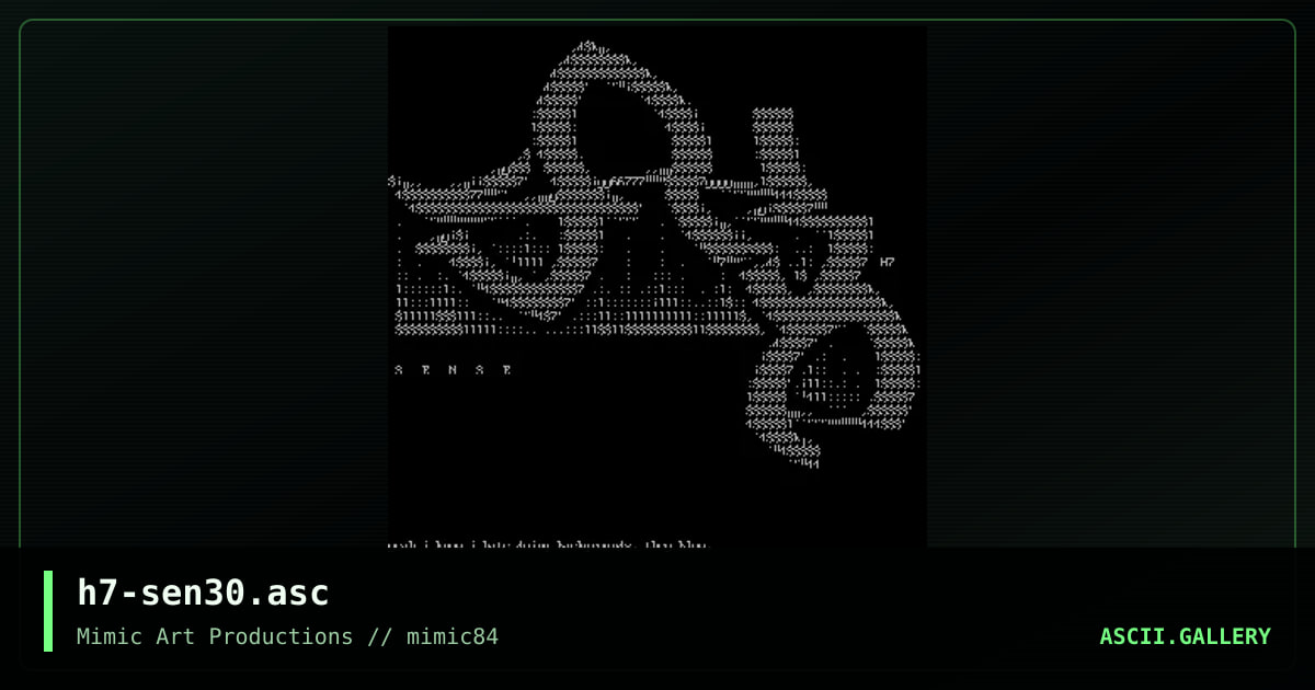 h7-sen30.asc, by h7, 2006