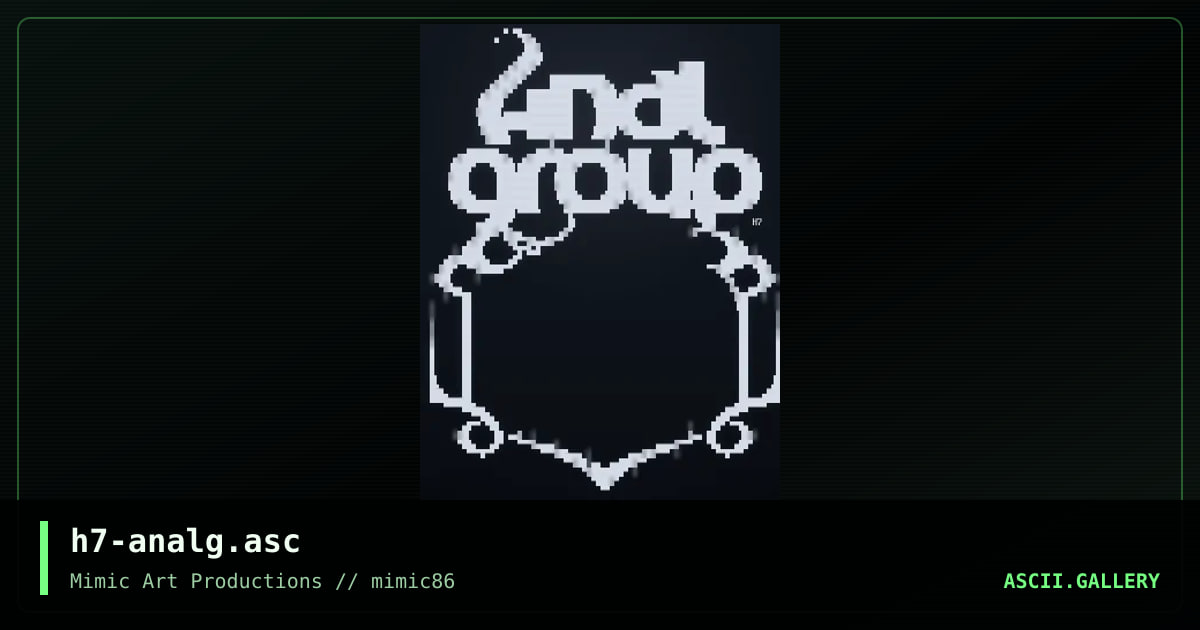 h7-analg.asc, by h7, 2008