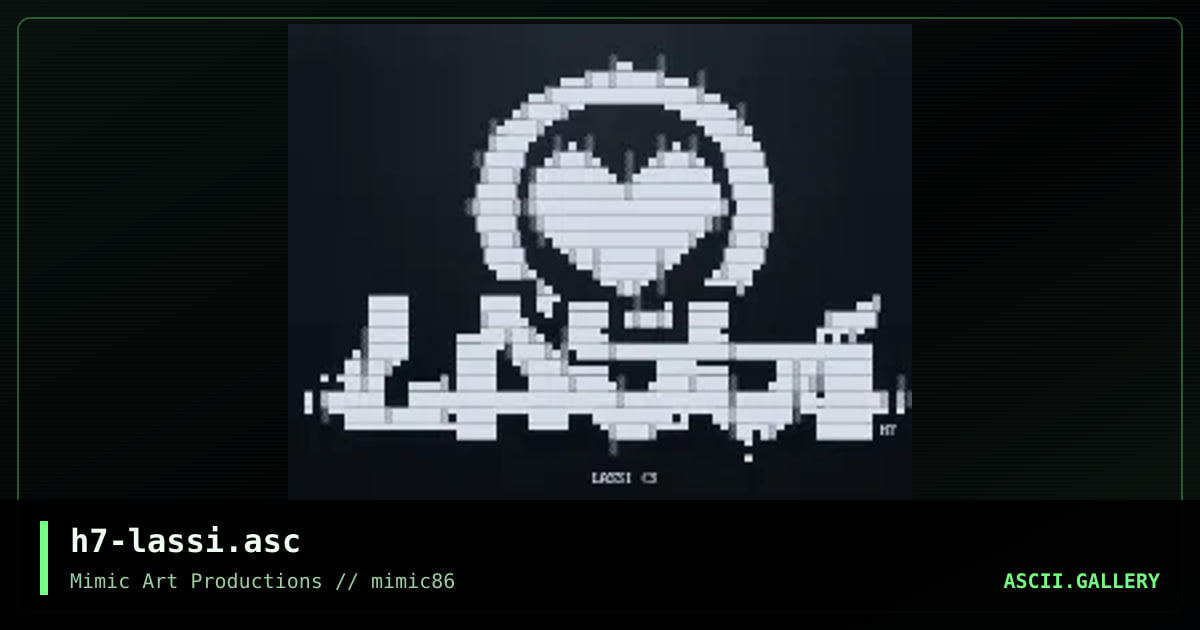 h7-lassi.asc, by h7, 2008
