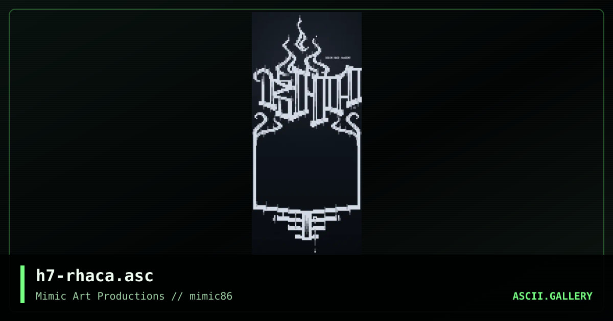 h7-rhaca.asc, by h7, 2008