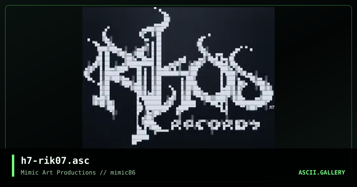 h7-rik07.asc, by h7, 2008