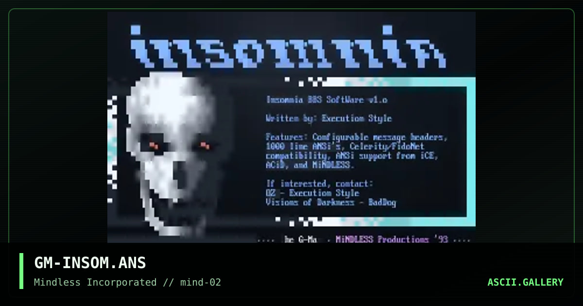 GM-INSOM.ANS, by g-man, 1993