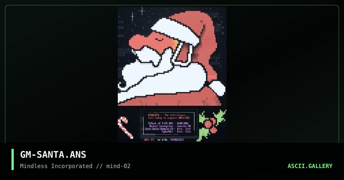 GM-SANTA.ANS, by g-man, 1993
