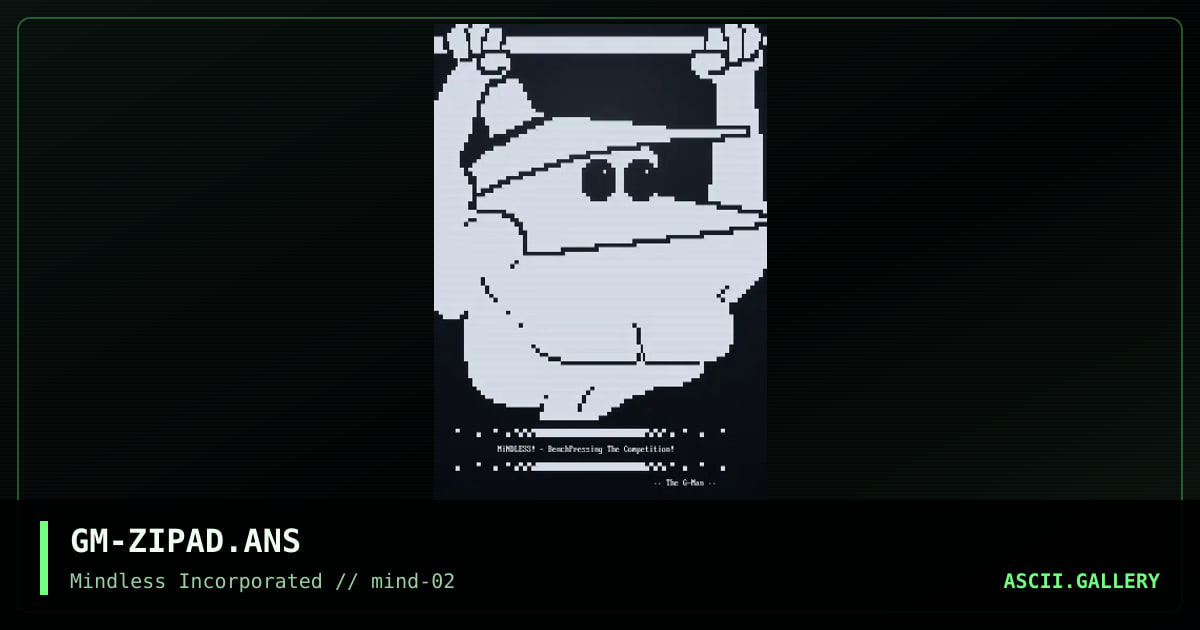 GM-ZIPAD.ANS, by g-man, 1993