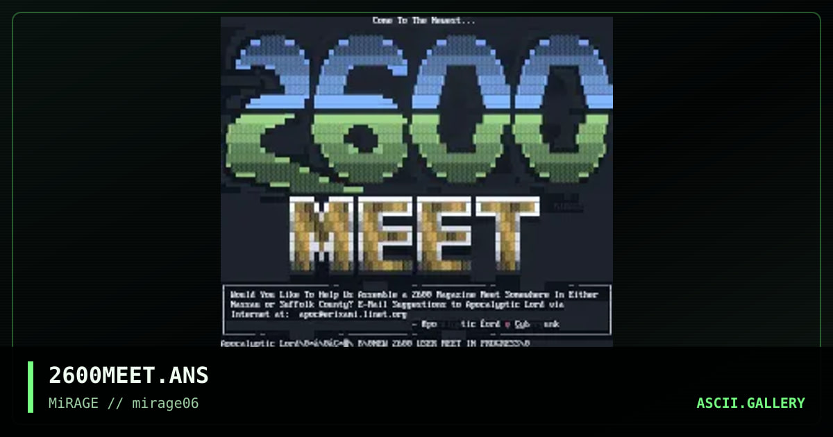 2600MEET.ANS, by apocalyptic lord, 1994