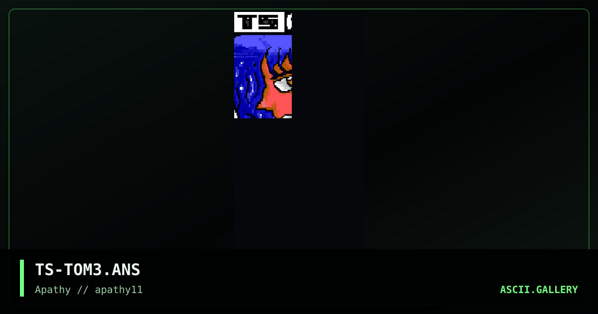 tower of mana - ansi 3, by transient, 1996