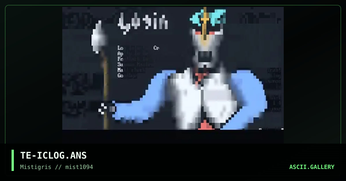 Infernal Crypt's Login Ansi, by the extremist, 1994