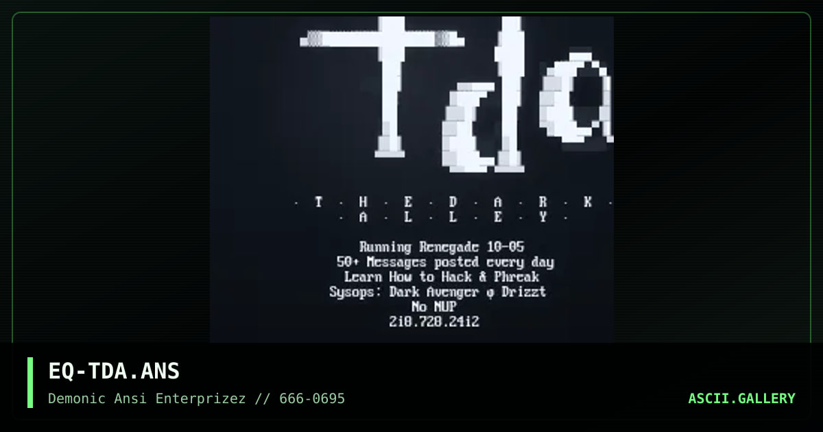 EQ-TDA.ANS, by equinox, 1995