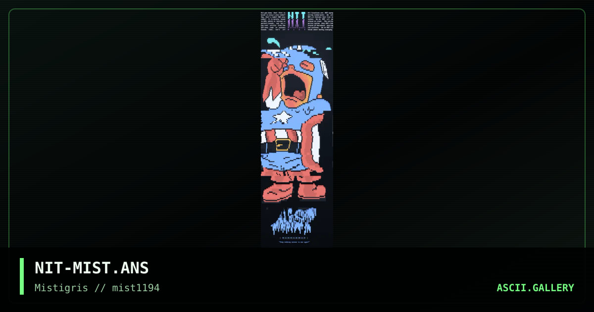 MiST Promotional, by nitnatsnoc, 1994