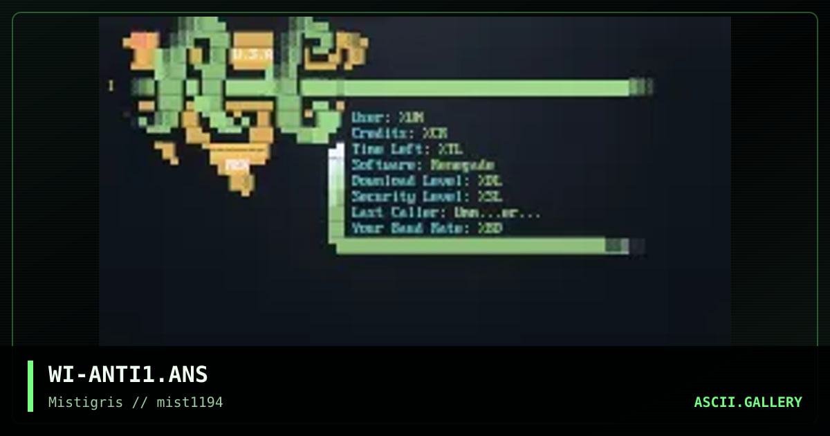 AntiCapital Stats Screen, by white insanity, 1994