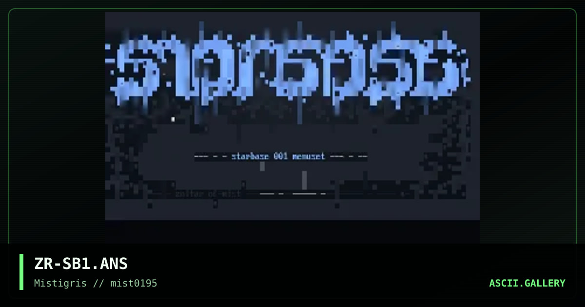Starbase, by zoltar, 1995