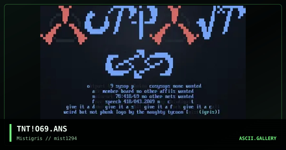 TNT!O69.ANS, by the naughty tycoon, 1994
