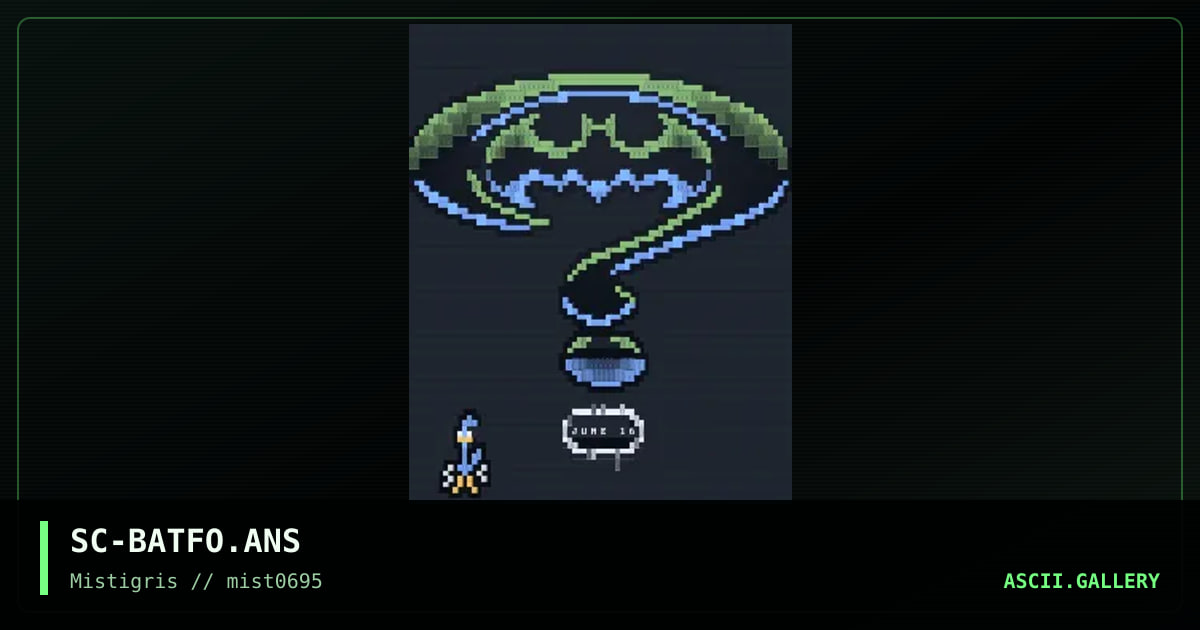 Batman Forever Promo, by scribble-mistigris, 1995